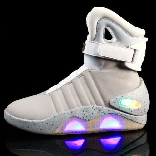 Back To The Future Shoes Replica Film Prop Marty Mcfly Michael J Fox Delorean - Stranger - tings.co.uk