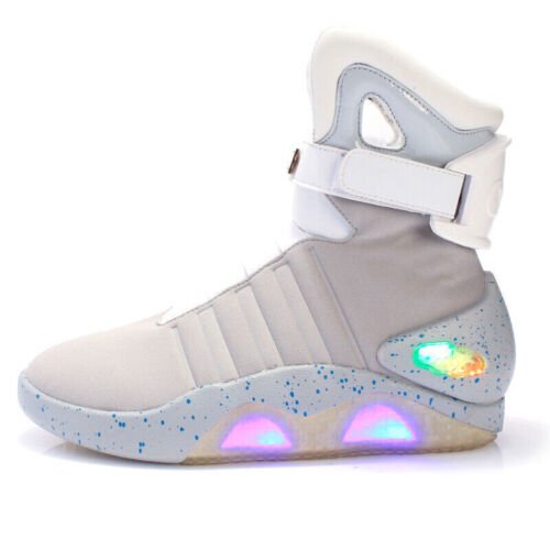 Back To The Future Shoes Replica Film Prop Marty Mcfly Michael J Fox Delorean - Stranger - tings.co.uk