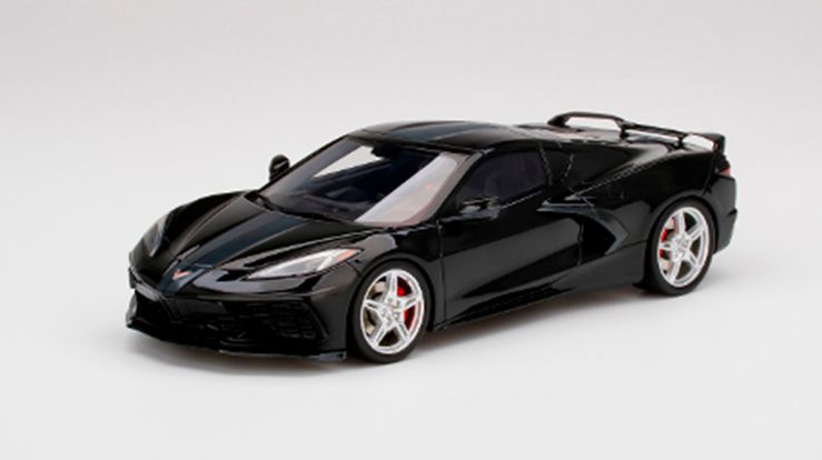 Chevrolet Corvette Stingray 2020 Black with Midnight Grey Stripe - Stranger - tings.co.uk