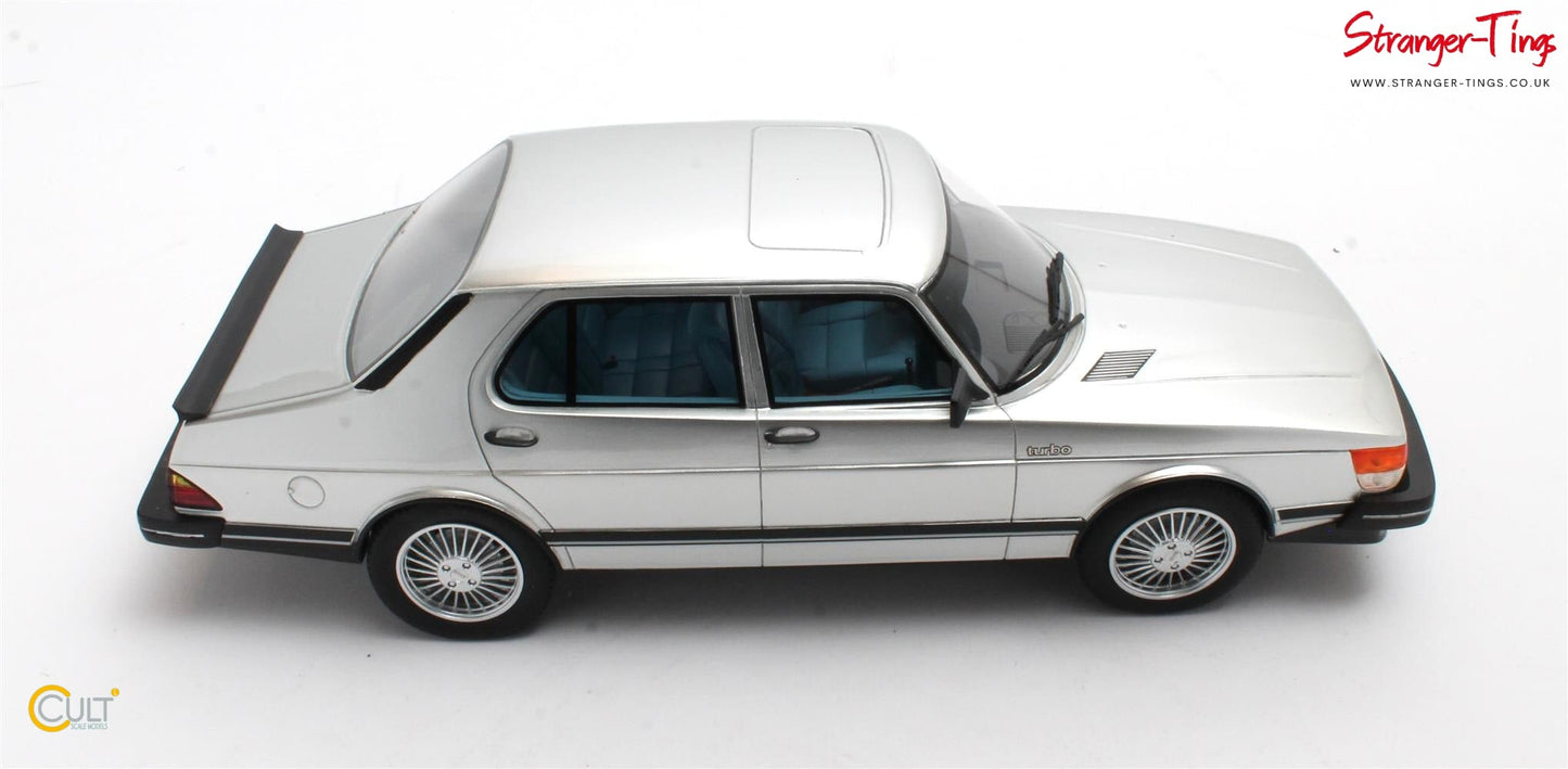 Cult Saab 900 Turbo Silver Metallic 1980 - 1984 - Stranger - tings.co.uk