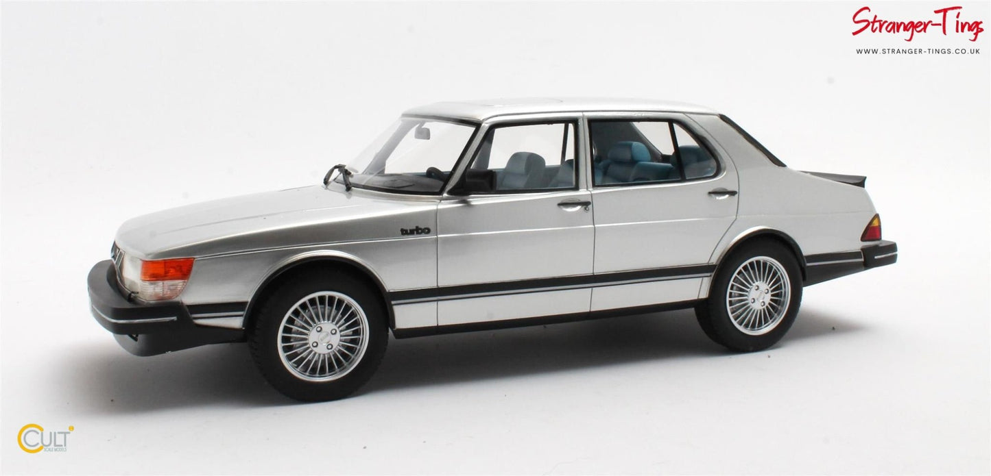Cult Saab 900 Turbo Silver Metallic 1980 - 1984 - Stranger - tings.co.uk