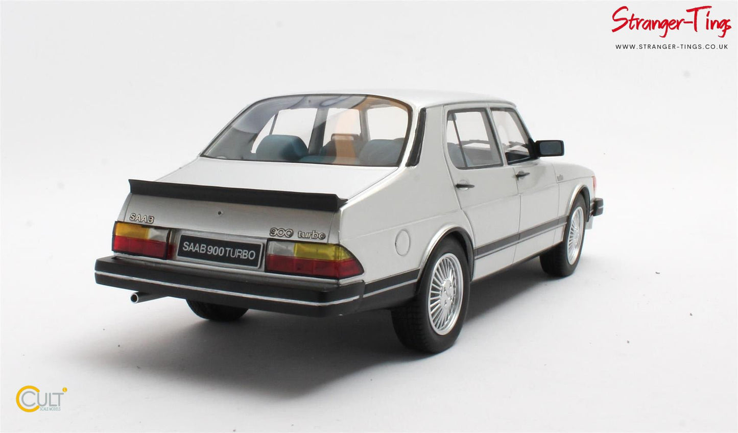 Cult Saab 900 Turbo Silver Metallic 1980 - 1984 - Stranger - tings.co.uk