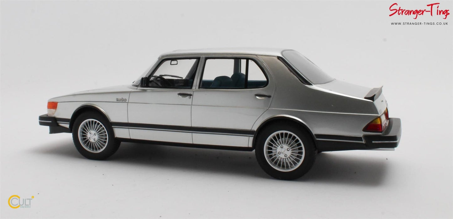 Cult Saab 900 Turbo Silver Metallic 1980 - 1984 - Stranger - tings.co.uk