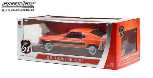 Greenlight 70 Ford Mustang Mach 1 Official Pace Car 1/18 Scale 18033 Highway 61 - Stranger - tings.co.uk