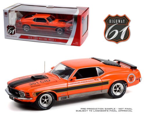 Greenlight 70 Ford Mustang Mach 1 Official Pace Car 1/18 Scale 18033 Highway 61 - Stranger - tings.co.uk