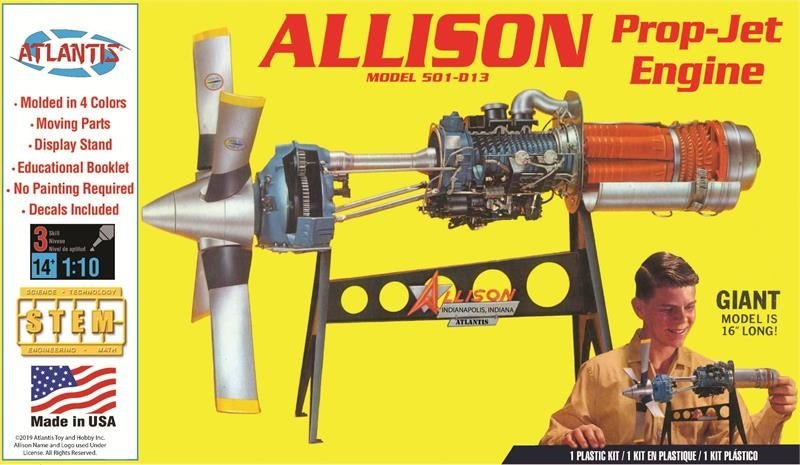 1:10 Allison Turbo Prop Engine Kit - Stranger - tings.co.uk