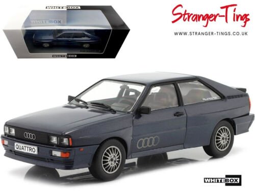 1/24 AUDI QUATTRO DARK BLUE/DECORATED 1981 WBX124102 WhiteBox - Stranger - tings.co.uk