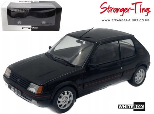 1/24 PEUGEOT 205 GTI BLACK 1988 WBX124161 WhiteBox - Stranger - tings.co.uk