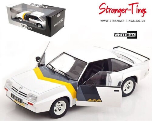 1/24 Vauxhall OPEL MANTA B 400 WHITE/DECORATED WBX124112 WhiteBox - Stranger - tings.co.uk