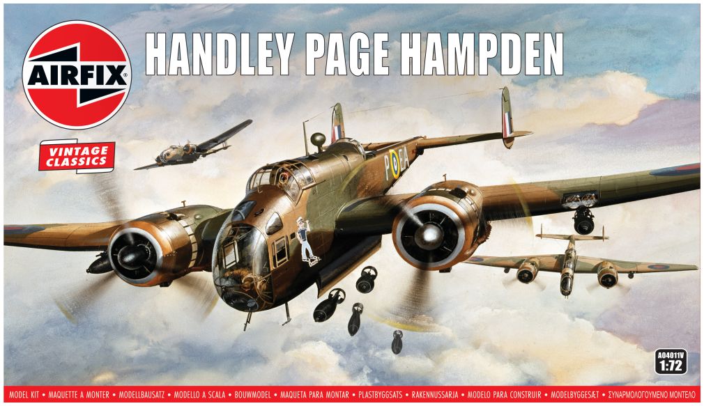 Airfix Handley Page Hampden Model Kit – Stranger-tings.co.uk