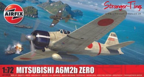 AIRFIX AX01005B 1/72 MITSUBISHI A6M2B ZERO (PLASTIC KIT) - Stranger - tings.co.uk