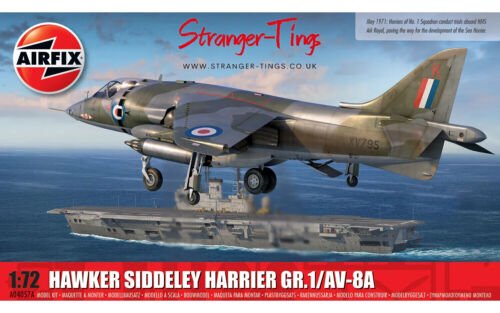 AIRFIX AX04057A 1/72 HAWKER SIDDELEY HARRIER GR.1/AV - 8A (PLASTIC KIT) - Stranger - tings.co.uk