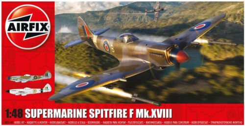 AIRFIX AX05117A 1/48 SUPERMARINE SPITFIRE MK.XII (PLASTIC KIT) - Stranger - tings.co.uk