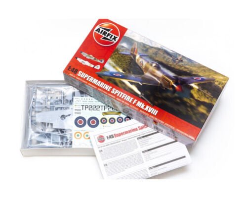 AIRFIX AX05140 1/48 SUPERMARINE SPITFIRE F MK.XVIII (PLASTIC KIT) - Stranger - tings.co.uk