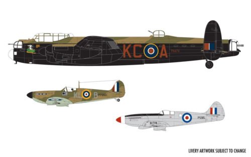 AIRFIX AX50182 1/72 BATTLE OF BRITAIN MEMORIAL FLIGHT (PLASTIC KIT) - Stranger - tings.co.uk