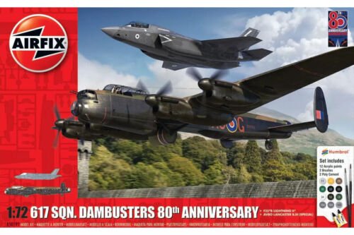 AIRFIX AX50191 1/72 DAMBUSTERS 80TH ANNIVERSARY GIFT SET (PLASTIC KIT) - Stranger - tings.co.uk