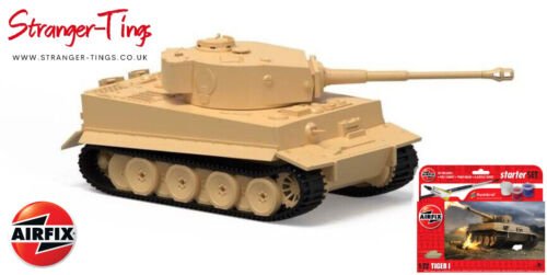 AIRFIX AX55004 1/72 SMALL BEGINNERS SET TIGER 1 (PLASTIC KIT) - Stranger - tings.co.uk