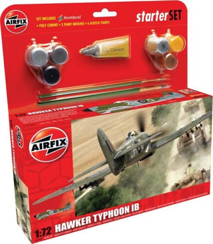 AIRFIX AX55208A 1/72 HANGING GIFT SET HAWKER TYPHOON MK.IB (PLASTIC KIT) - Stranger - tings.co.uk