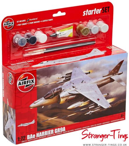 AIRFIX AX55300A 1/72 HANGING GIFT SET BAE HARRIER GR.9A (PLASTIC KIT) - Stranger - tings.co.uk