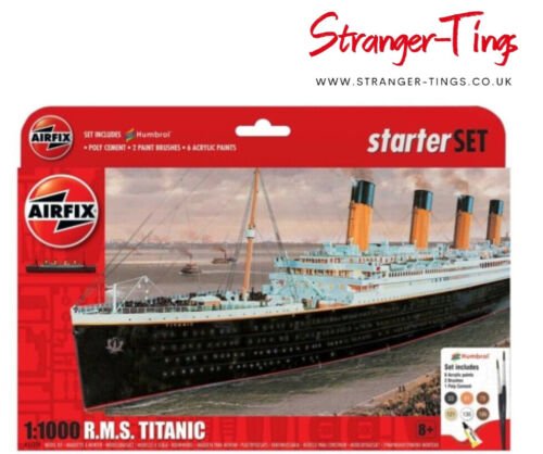 AIRFIX AX55314 1/1000 LARGE STARTER SET RMS TITANIC (PLASTIC KIT) - Stranger - tings.co.uk