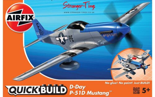 AIRFIX AXJ6046 QUICKBUILD D - DAY P - 51D MUSTANG (PLASTIC KIT) - Stranger - tings.co.uk