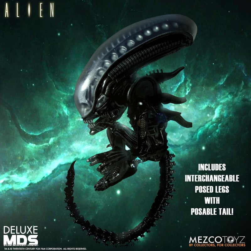 ALIEN DELUXE 6 INCH MEZCO DESIGNER SERIES (MDS) FIGURE - Stranger - tings.co.uk