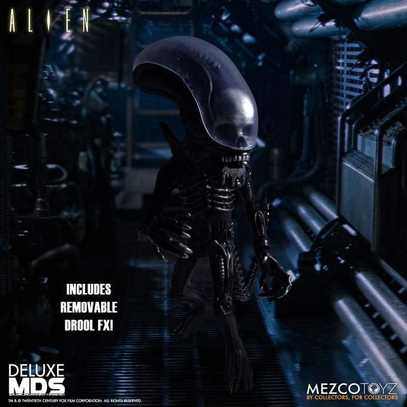 ALIEN DELUXE 6 INCH MEZCO DESIGNER SERIES (MDS) FIGURE - Stranger - tings.co.uk