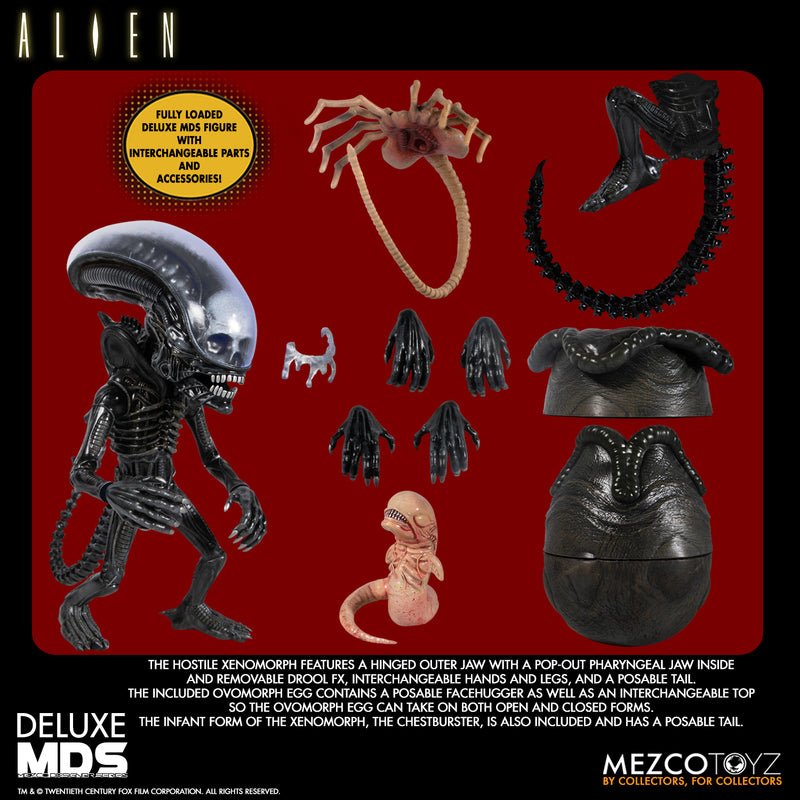 ALIEN DELUXE 6 INCH MEZCO DESIGNER SERIES (MDS) FIGURE - Stranger - tings.co.uk