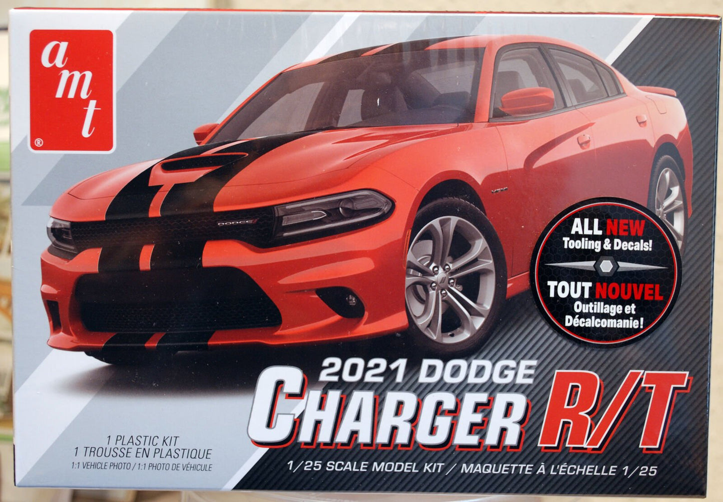 AMT 1:25 2021 Dodge Charger RT Kit - Stranger - tings.co.uk