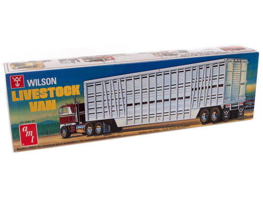 AMT 1:25 Wilson Livestock Van Trailer Kit - Stranger - tings.co.uk