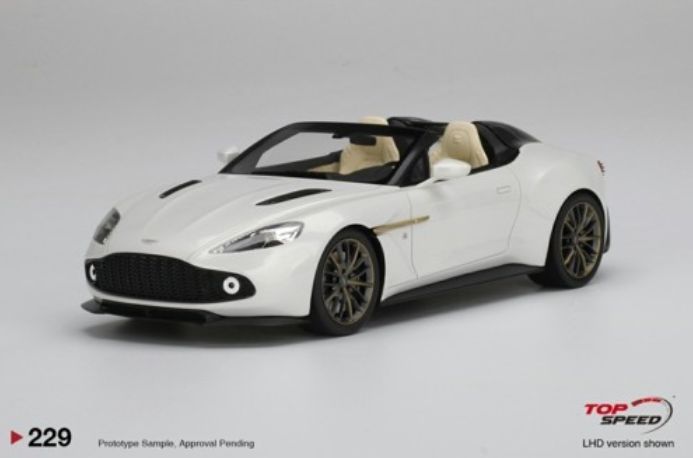 Aston Martin Vanquish Zagato Speedster Escaping White - Stranger - tings.co.uk