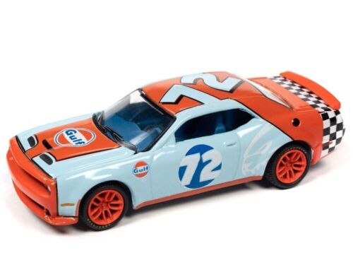 Autoworld 1/64 2019 Dodge Challenger Hellcat 72 Gulf CP7941 GULF - BLUE 1 of 2400 - Stranger - tings.co.uk