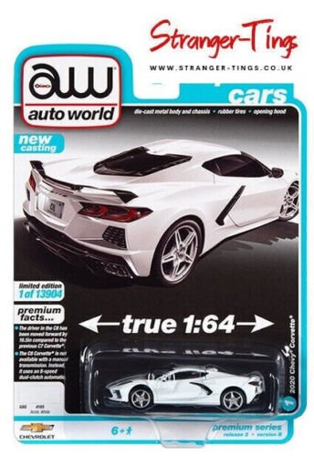 AutoWorld 2020 Chevy Corvette 1/64 Scale model Diecast American Muscle Car - Stranger - tings.co.uk