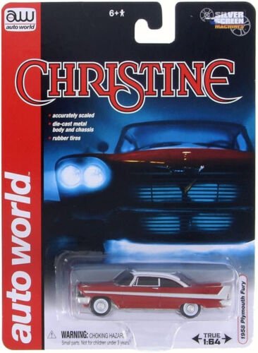 AutoWorld Plymouth Fury 1958 Christine Movie 1/64 Scale Diecast Car AWSS6401 - Stranger - tings.co.uk