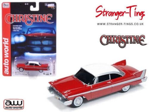 AutoWorld Plymouth Fury 1958 Christine Movie 1/64 Scale Diecast Car AWSS6401 - Stranger - tings.co.uk