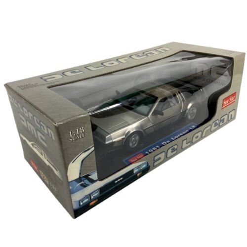 Back to the Future DeLorean DMC 12 Coupe 1/18 Scale Diecast SunStar H2701 - Stranger - tings.co.uk