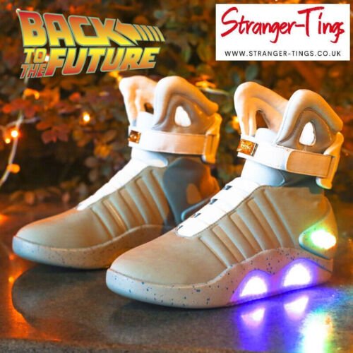 Back To The Future Shoes Replica Film Prop Marty Mcfly Michael J Fox Delorean - Stranger - tings.co.uk