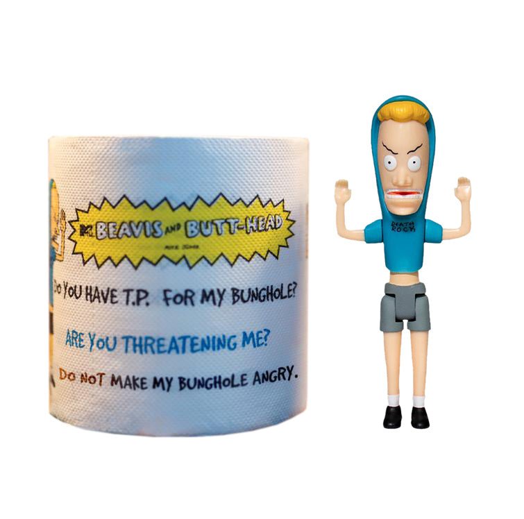 Beavis And Butthead - Cornholio ReAction Figure Box Set (with TP) - Stranger - tings.co.uk