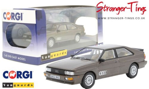 Corgi Audi Quattro 1984 Sable Brown 1/43 Scale Diecast car VA12906 - Stranger - tings.co.uk