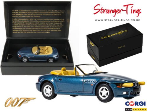 Corgi BMW Z3 James Bond Goldeneye 1/36 Scale Diecast car Vanguards CC04905 - Stranger - tings.co.uk