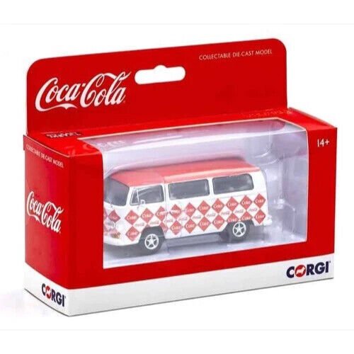 Corgi Coca Cola VW Volkswagon Camper Diamond 1/36 scale CC02745 - Stranger - tings.co.uk