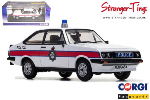 Corgi Vanguards Ford Escort MK2 RS2000 Merseyside Police 1/43 Diecast model car - Stranger - tings.co.uk