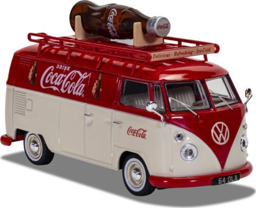 Corgi VW Volkswagon T2 Coca Cola 1/43 Scale Diecast Van CC02740 - Stranger - tings.co.uk