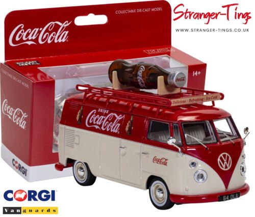 Corgi VW Volkswagon T2 Coca Cola 1/43 Scale Diecast Van CC02740 - Stranger - tings.co.uk