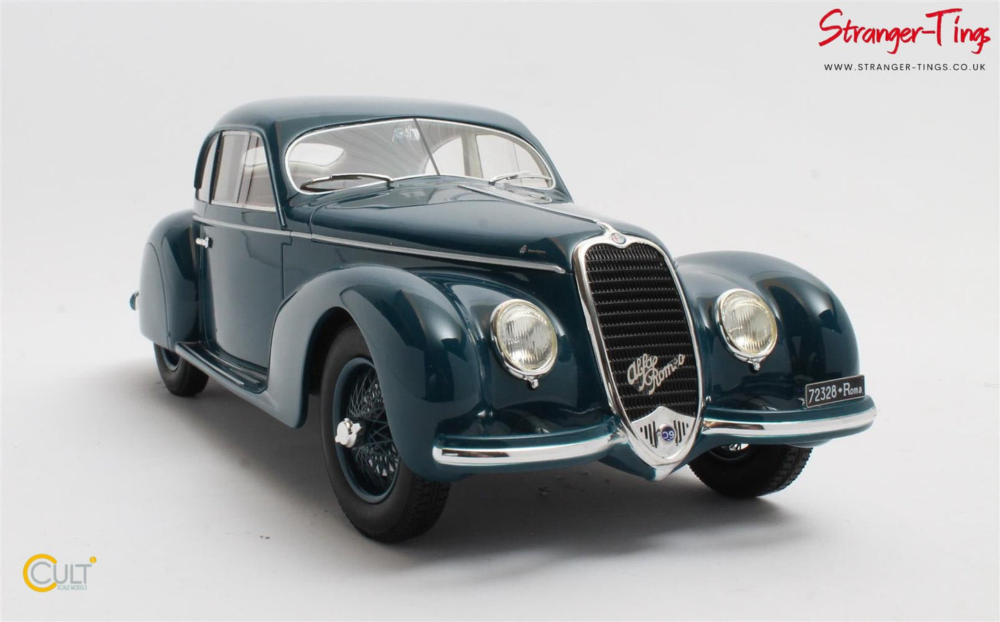 Cult Alfa Romeo 6C 2500S Berlinetta Blue 1939 - Stranger - tings.co.uk