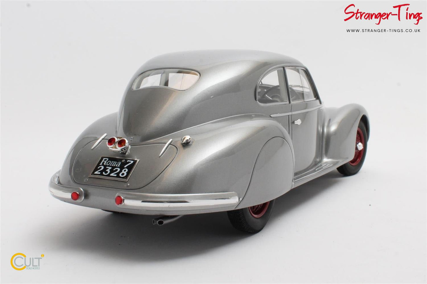 Cult Alfa Romeo 6C 2500S Berlinetta Silver 1939 - Stranger - tings.co.uk