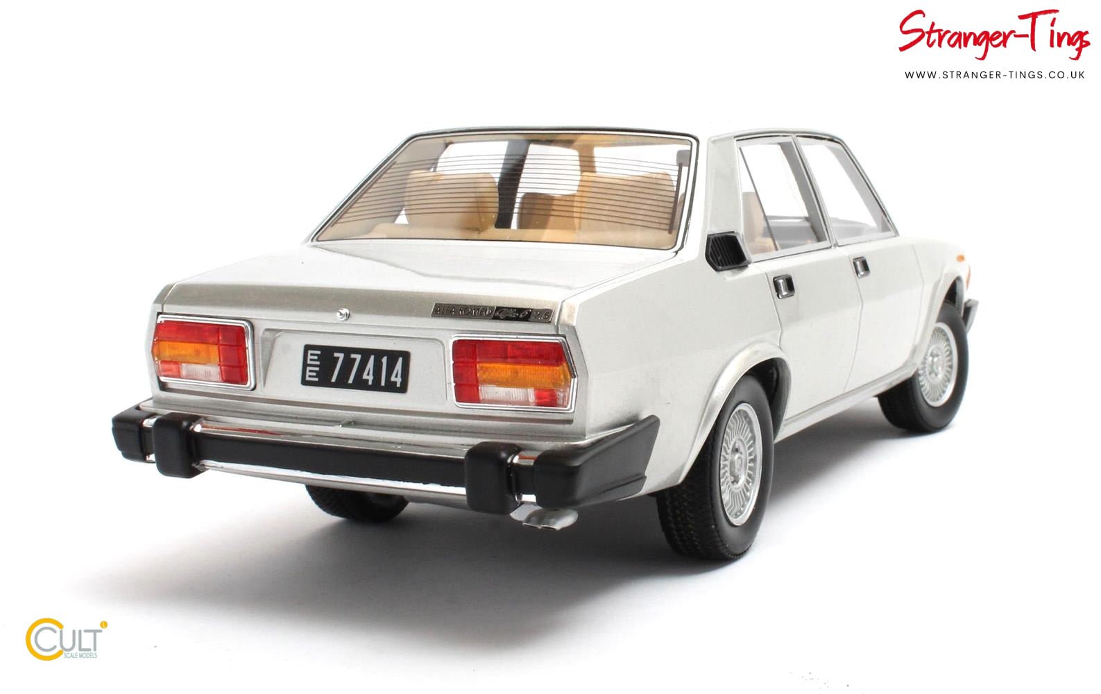 Cult Alfa Romeo Alfa 6 2.5 Silver 1979 - 1983 - Stranger - tings.co.uk