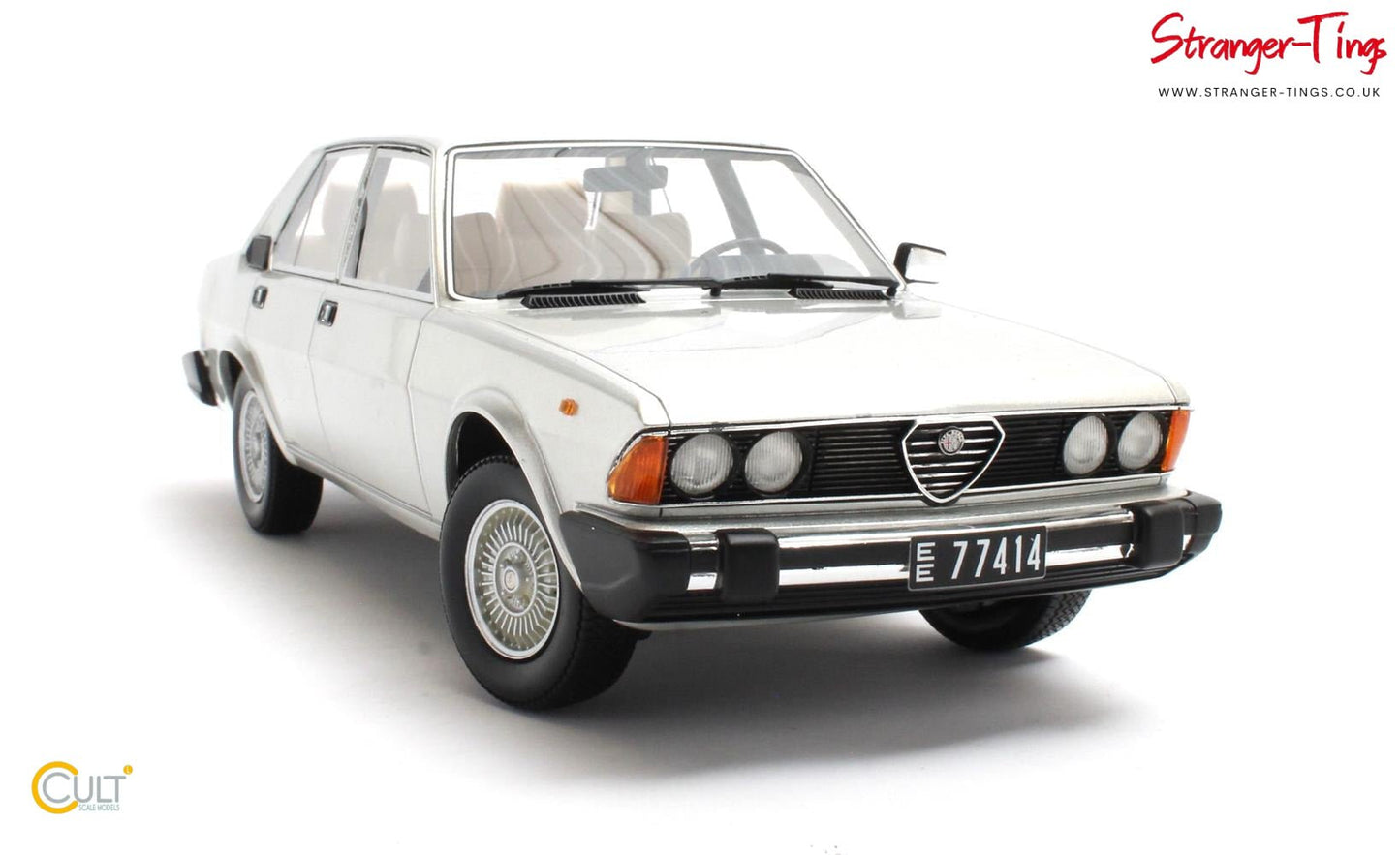 Cult Alfa Romeo Alfa 6 2.5 Silver 1979 - 1983 - Stranger - tings.co.uk