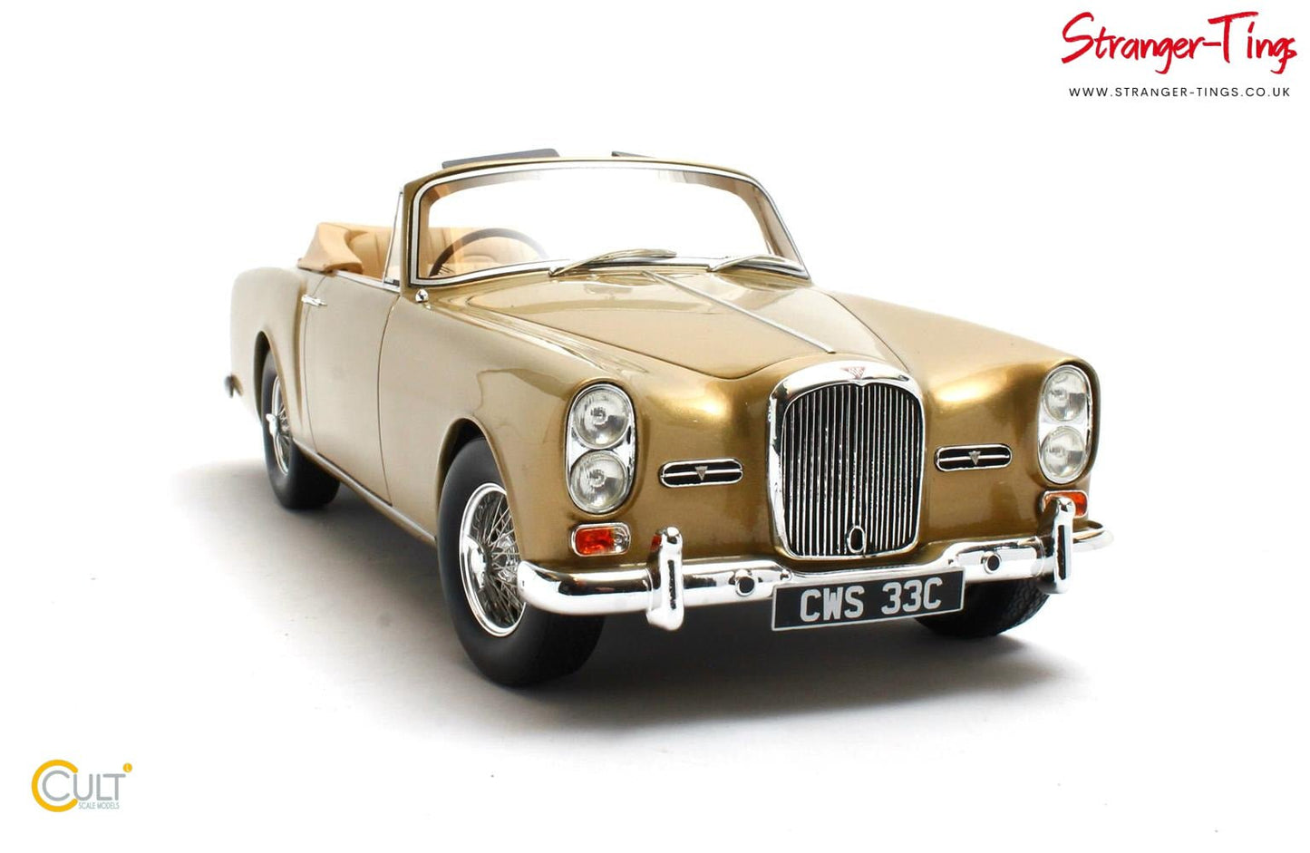 Cult Alvis TE21 DHC Gold Metallic 1963 - 1966 - Stranger - tings.co.uk