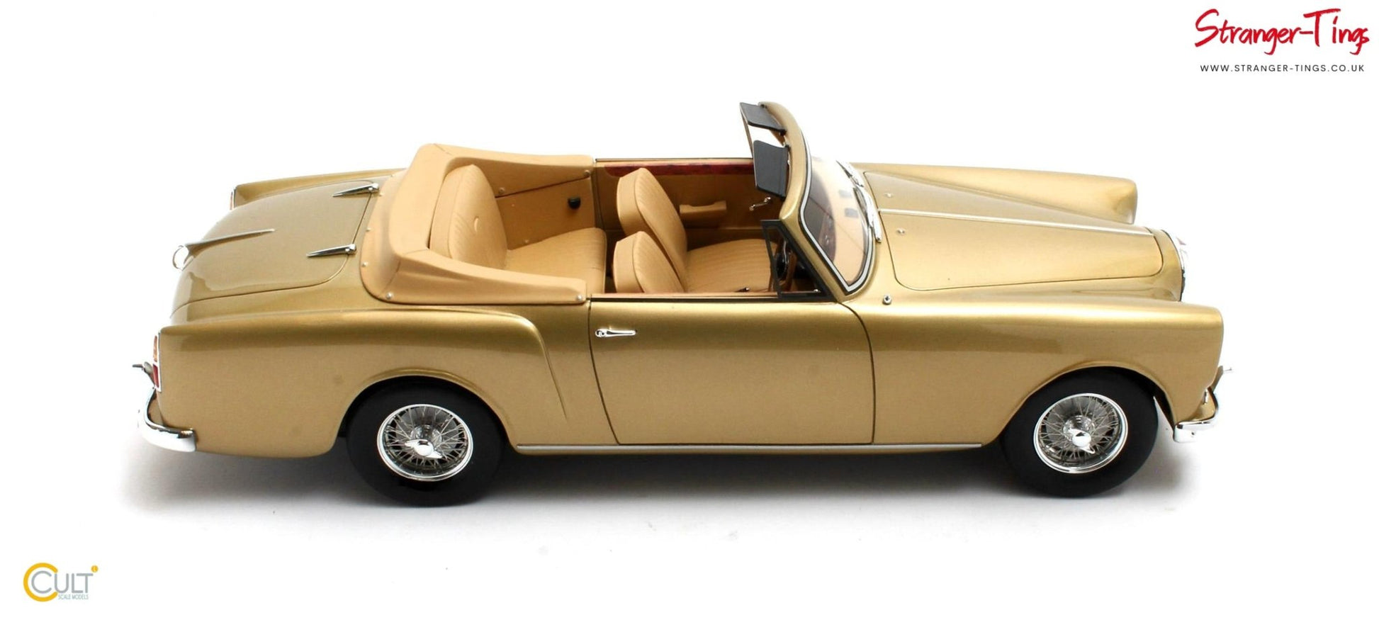 Cult Alvis TE21 DHC Gold Metallic 1963 - 1966 - Stranger - tings.co.uk